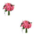 thumbnail image 1 of Inteprter Ramo de simulación de flor de peonía artificial de 10 cabezas, decoración para el hogar, fiesta de boda, flor falsa Type3 NO3 Inteprter CBP126488, 1 of 6