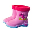 thumbnail image 1 of Wosthever Bonitas botas de lluvia para mujer: ponte a la moda incluso en días lluviosos Paraguas de lluvia Rosa [felpa añadida] 30.1, 1 of 6