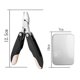 thumbnail image 3 of Nail Clipper, Stainless Steel Multifunction Foldable Olecranon Toenails Trimmer For Paronychia Thick Toenails Ingrown Toenails Nails Cutter, 3 of 5