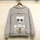 thumbnail image 1 of Sudadera con capucha para amantes de los gatos, jerséis con bolsillo para orejas de animales, pata de perro canguro, envío directo, 1 of 4