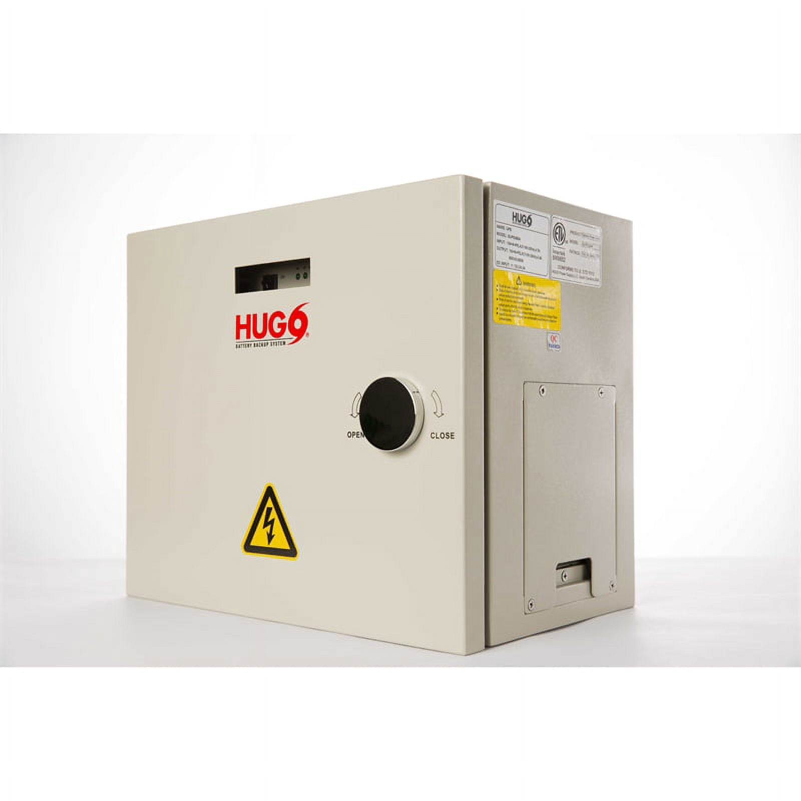 Hugo 350W Pure Sine Wave Battery Backup For Tankless Water Heaters And Gas Appliances With Brass Flow Sensor