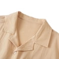 thumbnail image 6 of Lmueinov Men's Linen Shirts Long Sleeve Casual Shirts Lightweight Solid Button Down Shirt for Men Beach Summer Fall Business Shirt, 6 of 8