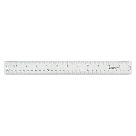 Westcott - Westcott 6 Acrylic Ruler, Clear (10561)
