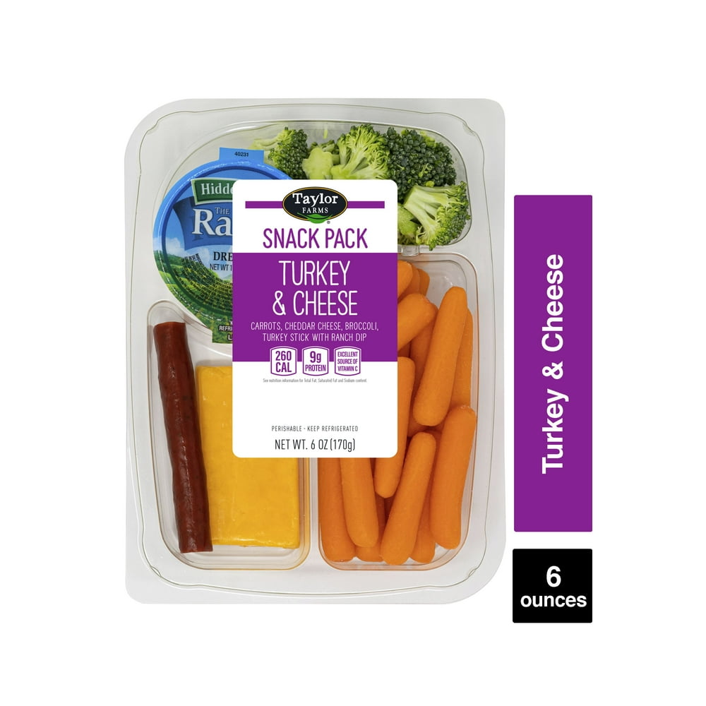 Taylor Farms® Snack Pack Turkey & Cheddar 6oz