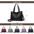 thumbnail image 5 of Handbag for Women Crossbody Shoulder Bag Vegan Leather Tote Top Handle Hobo Bags Large Capacity, 5 of 7