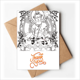 thumbnail image 1 of El budismo Guanyin caracter chino figura Nota en blanco del sobre de la tarjeta de agradecimiento, 1 of 4