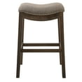thumbnail image 3 of NewRidge Home Saddle Style 30" Bar Height Stool with Cobble Fabric, 3 of 3