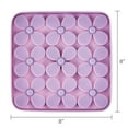 thumbnail image 4 of Vibrant Life Silicone Shamrock Snuffle Mat, Purple, 8" x 8", 4 of 5