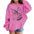 thumbnail image 2 of Women Teen Girls Hoodie Sweatshirt With Cute Cat Printed Pullover Hoodies, 2 of 4