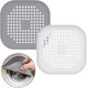 thumbnail image 2 of 2 piezas de filtro de silicona para fregadero, filtro de drenaje de ducha, recogedor de pelo, protectores de drenaje de silicona con ventosa para fregadero de cocina, baño, gris y blanco Zhivalor  MZQ-1324, 2 of 7