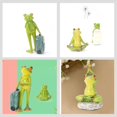 thumbnail image 2 of Adornos artesanales, estatua de rana de resina, estatua de rana linda, decoración del hogar, verdadera excelencia, 2 of 8