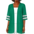 thumbnail image 5 of Posijego Womens Chiffon Cardigans Lightweight Short Sleeve Open Front Casual Summer Beach Cardigans Jackets for Women, 5 of 7