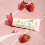 Jack N’ Jill Fluoride-Free Kids & Baby Toothpaste with Xylitol, Strawberry Flavor, Safe if Swallowed When Used as Directed, 1.76 oz Tube