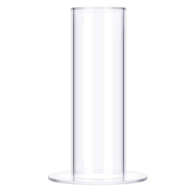 1 elegante estante para guardar gomas para el pelo (transparente)