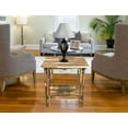 thumbnail image 6 of 24.5"H, 24" Square Acacia Wood Architectural End Table, Natural, 6 of 9