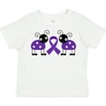 thumbnail image 3 of Inktastic Purple Awareness Ribbon Alzheimers Lupus Boys or Girls Toddler T-Shirt, 3 of 5