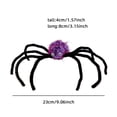 thumbnail image 5 of Tnobhg Halloween Bows Hair Clips Pumpkin Spider Hairpins Halloween Classic Horror Theme Parties Accessories, 5 of 7