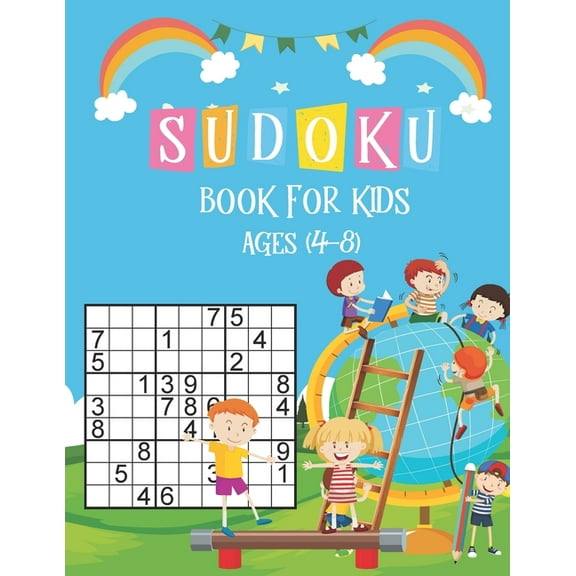 Sudoku Book for Kids Ages 4-8: Sudoku Puzzle Book For Kids Ages 4-8, Brain Games 196 Sudoku Puzzles Activity Books For Kids 4-8 Year Old, Sudoku Puzzle for Clever Kids 6x6 & With Solutions, Perfectly