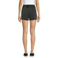 thumbnail image 3 of Time And Tru Women's Washed Finish Pull-On Shorts, 3 of 5