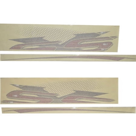 Chaparral Boat Hull Graphic 14.00393 | SSX 236 Red (4 Pc Set)