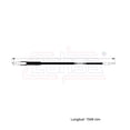 thumbnail image 2 of Cable Chicote Velocimetro CAHSA Compatible Con Honda Prelude 1.8L 1979 1980 1981 1982, 2 of 6