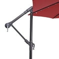 thumbnail image 6 of Barara King Outdoor Waterproof Table Umbrella, UV Protection Pool Umbrella, 10 FT Solar LED Patio Outdoor Umbrella Hanging Cantilever Umbrella Offset Umbrella Easy Open Adustment with 32 LED Lights, 6 of 10
