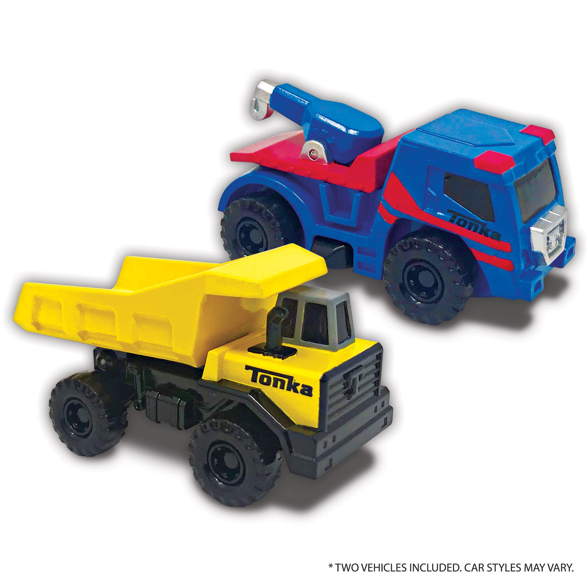 Imaginmat: Jumbo - Tonka - Floor Playmat & 2 Toy Cars, 47 x 61", 2 Character Vehicles, Durable EVA Foam Mat, Portable Design, Licensed, Kids Ages 3+