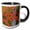 Black/White, variant on 3drose, Sassafras Trees, Stephen Forbes State Park, Autumn, Marion County, Il, 11oz Two-tone Blue Mug