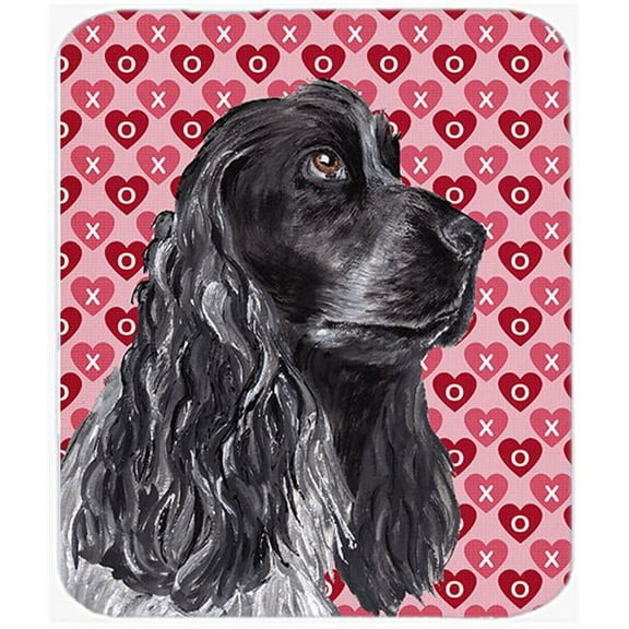 Carolines Treasures  Cocker Spaniel Valentines Love Mouse Pad- Hot Pad or Trivet