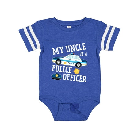 

Inktastic My Uncle is a Police Officer Gift Baby Boy or Baby Girl Bodysuit