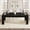 Black, variant on Fnova 70.9" Farmhouse Dining Table for 6-8 People, Large Wood Rectangle Sturdy Kitchen Table Modern Dining Room Furniture, Brown