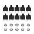 thumbnail image 2 of Component 10 Pcs Current Overload Protector Circuit Breaker with Water Proof Cap 125/250Vac 32Vdc 50-60Hz, 2 of 7