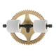 thumbnail image 4 of Toallero modern toallero, pncha ; Colgador de toals de madera para baño dorado Zulema barra de papel higiénico, 4 of 8
