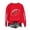 #0128-Red, variant on Uootdi Game Day Womens Sweatshirts Crew Neck Long Sleeve Football Stitch Heart Graphic Print Sweatshirt for Women Loose Fit Vintage Womens Tops
