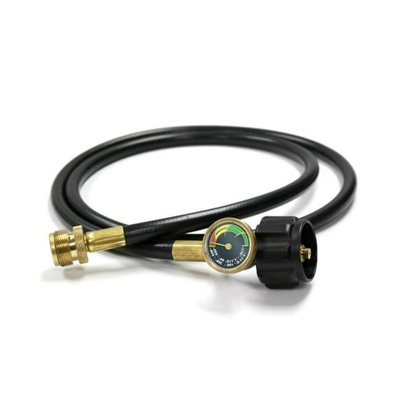 Mr. Heater 8' Propane Hose Assembly with Acme Nut and Propane Gauge