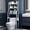 White, variant on Restroom Organizer, 3-Tier Shelving Unit, Over The Toilet Storage Shelf, Freestanding Metal Bathroom Stand, White