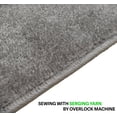 thumbnail image 3 of Custom Size Anti-Slip Machine Washable Soft Pile Gray Carpet Runner Rugs ( 3' x 26"), 3 of 5