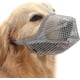 thumbnail image 1 of Bozal para perro, máscara de malla para bozal para perro con correas ajustables, evita morder, masticar y lamer, transpirable #yg M, 1 of 5