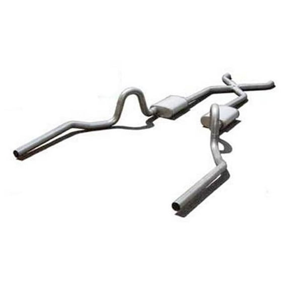 PYPES PERFORMANCE EXHAUST SGA13S Exhaust Systems 64-72 A-Body 3in Exhaust System w/X-Pipe