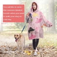 thumbnail image 4 of Ballet Princess Pattern Wearable Oversized Blanket,Wearable Blanket Hoodie for Adults,Cozy Hooded Blankets with Super Pockets,Super Warm Fuzzy Pullover for Women & Men, 4 of 6