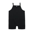thumbnail image 2 of SNKSDGM Rompers for Girls 2T Girls Summer Sleeveless Casual Romper Spaghetti Strap Shorts Jumpsuit with Pockets 11-12 Years, 2 of 8