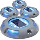 thumbnail image 1 of Luces LED solares para suelo, luces para escaleras de jardín, luces para terraza, lámparas empotradas a prueba de agua, caminos de entrada, patios, muelles, marcadores de carretera, postes solares,, 1 of 5