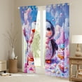 thumbnail image 3 of jejeloiu Cartoon Antarctic Penguin Curtains and Drapes,Wild Animal Black Out Curtains,Rainbow Ice Cream Curtains Pack of 2 (52x63 Each) For Girls Teens,Microfiber Bedroom Decor, 3 of 6