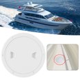 thumbnail image 1 of Marine ABS Rounded Cover Inspection Hatch Yacht RV Boat Accessories4inch, Weatherproof, ABS Plastic, Durable, 1 of 8