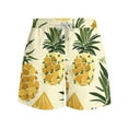 thumbnail image 3 of guisaled Bathing Suit Men Mens Swim Shorts Quick Dry Elastic Waisted Swim Trunks Summer 7 Inch Beach Shorts Loose Fit Hawaii Graphic Boardshorts, 3 of 6