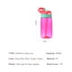 thumbnail image 3 of Vaso de agua de plástico para niños, vaso transparente con pajita, vasos con pajita aislados para niños para viajes escolares, 3 of 3
