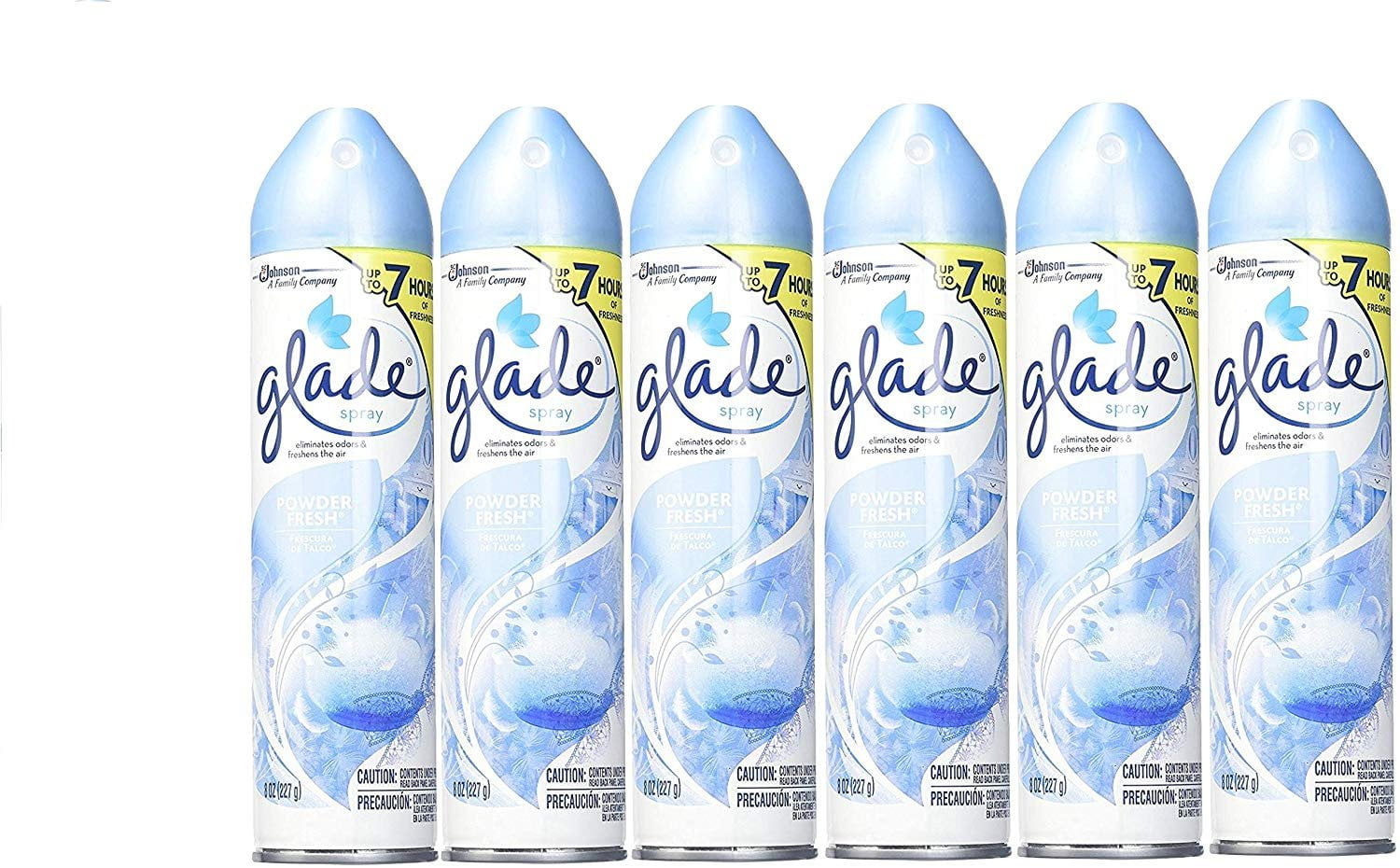Glade Aerosol,8 Ounce. Powder Fresh, Pack 6