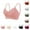Note Color to Customer Service or RANDOM Colors, variant on Women'S Double Shoulder Straps Padded Bralettes For Women V Neck Cami Bando Bra For Women Girls Bra Pack Khaki Under Bust:58-80cm/22.83-31.50''