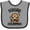 Heather and Black, variant on Inktastic Drumline Band Future Drummer Boys or Girls Baby Bib
