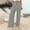 Gray, variant on Wide Leg Pants for Women High Waisted Long Casual Trousers Side Split Loose Pants with Pockets